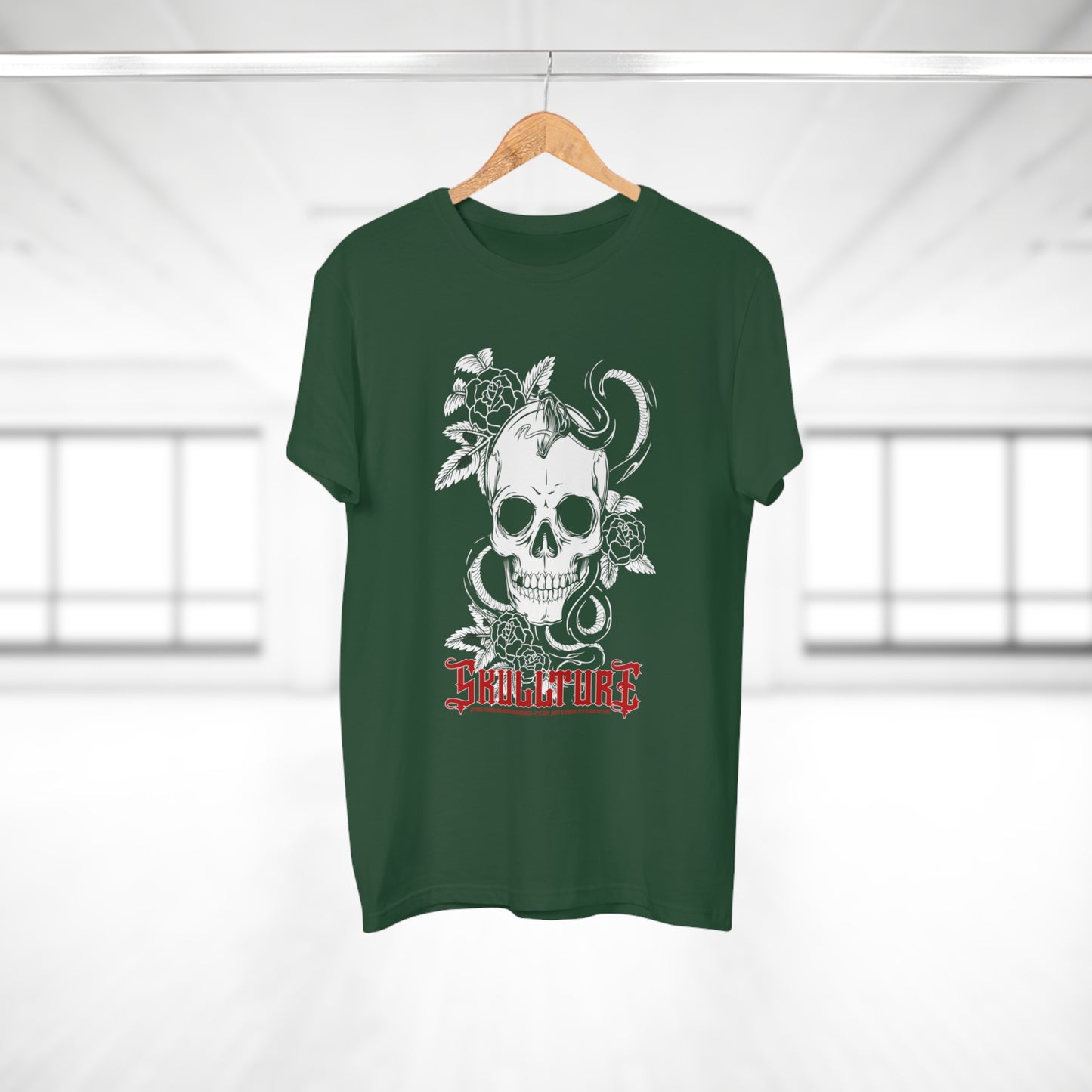 Skullture Floral Skull T-Shirt