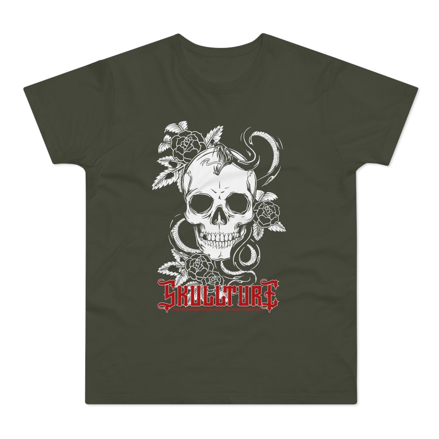 Skullture Floral Skull T-Shirt