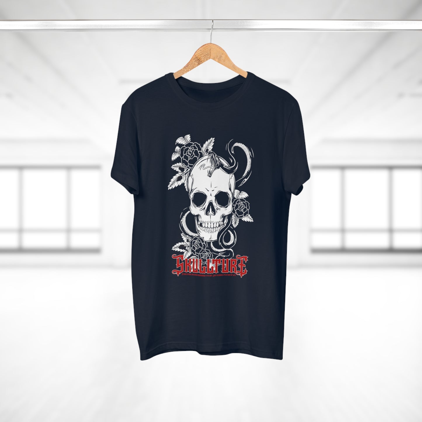 Skullture Floral Skull T-Shirt