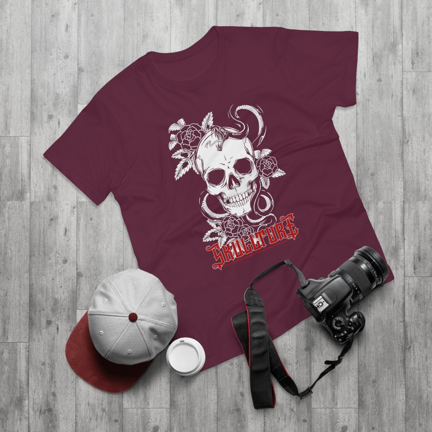 Skullture Floral Skull T-Shirt