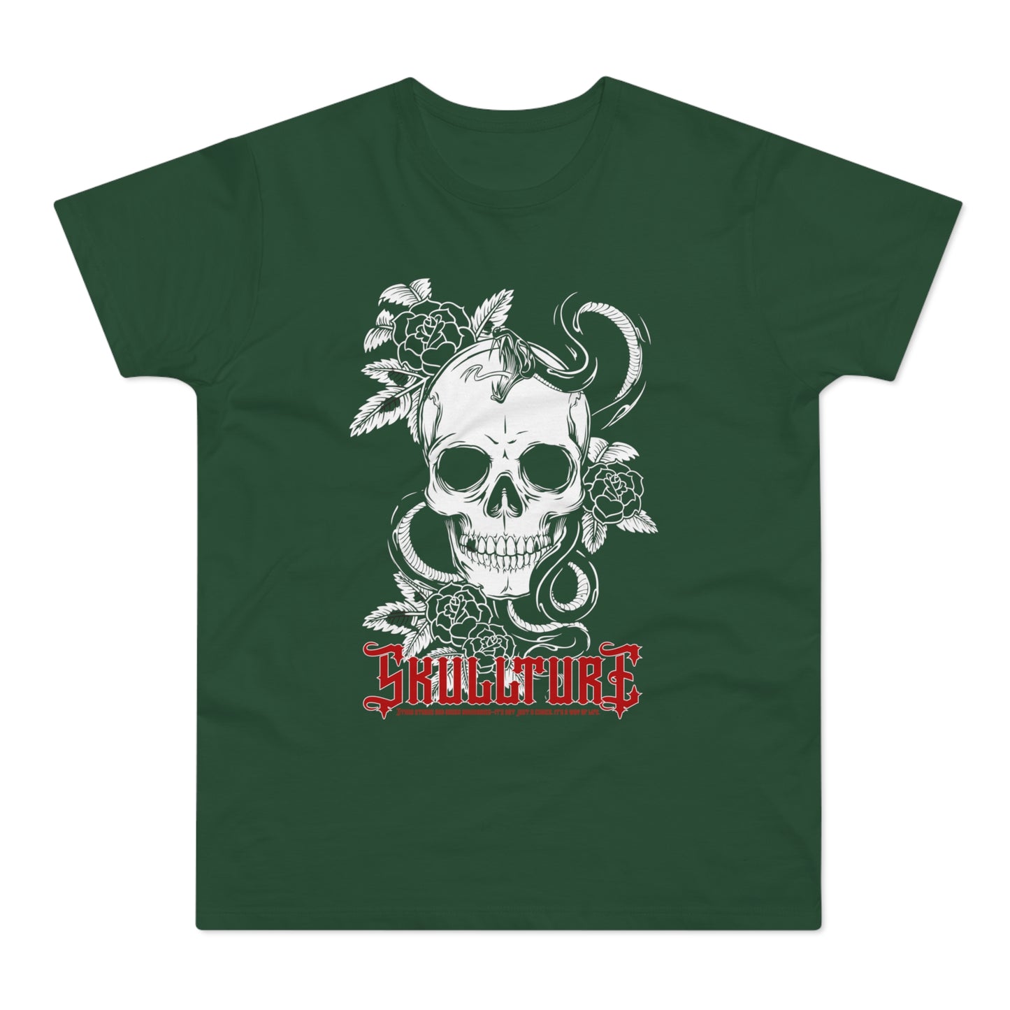 Skullture Floral Skull T-Shirt