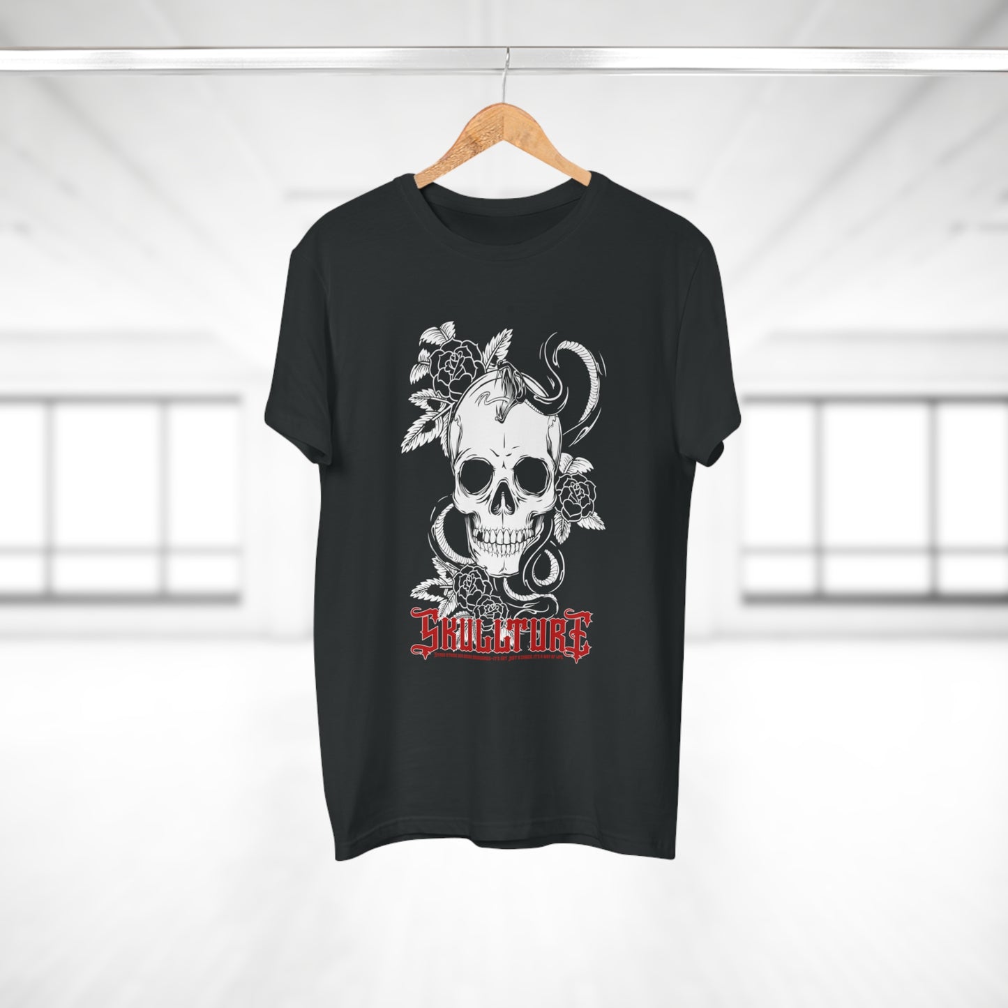 Skullture Floral Skull T-Shirt