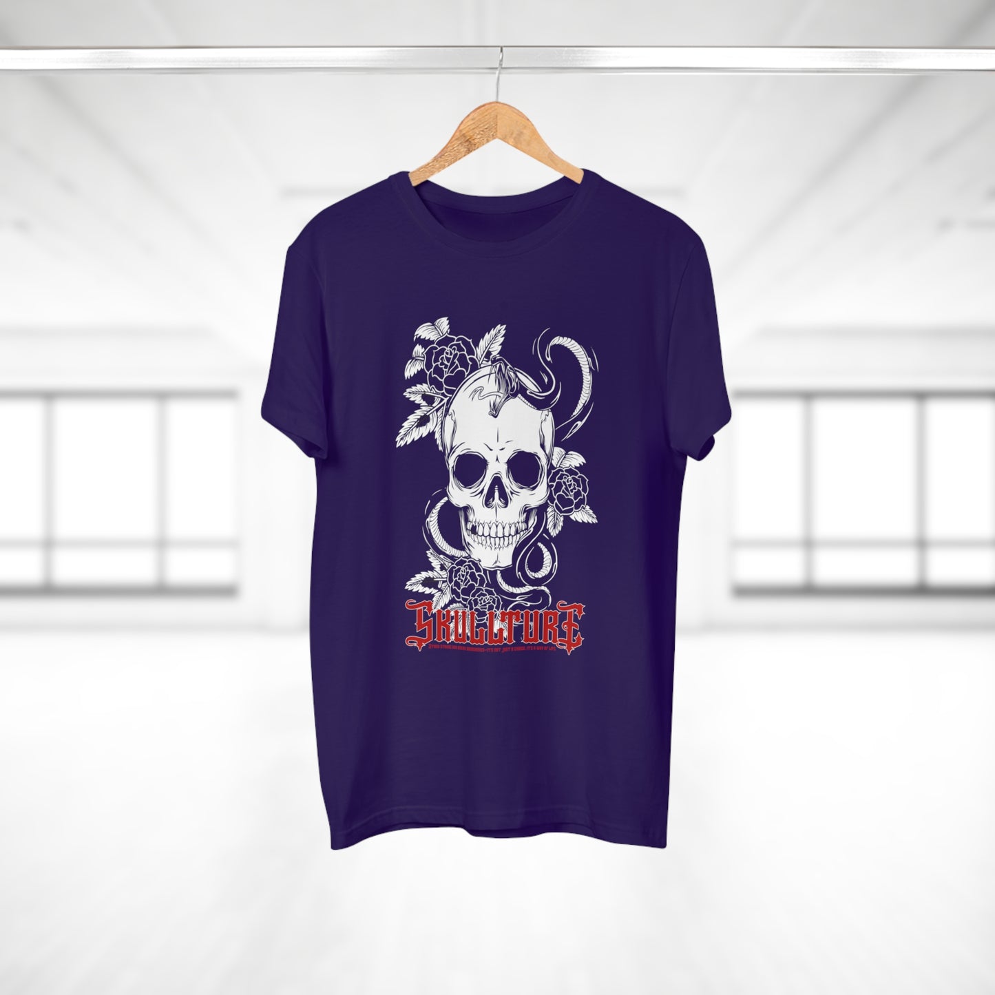 Skullture Floral Skull T-Shirt