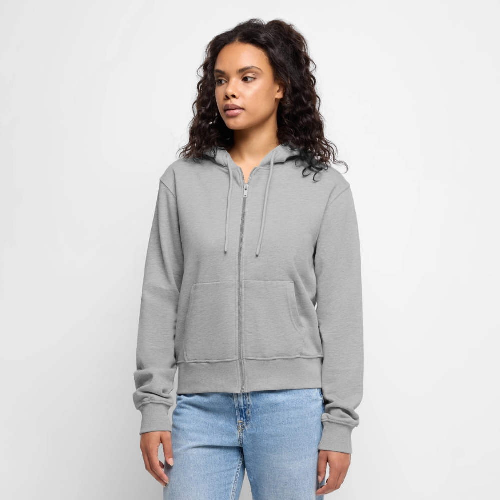Women's Premium Hooded Jacket - heather grey