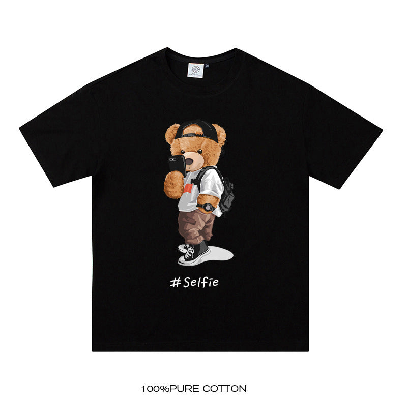 Bear Short Sleeve T-shirt For Men