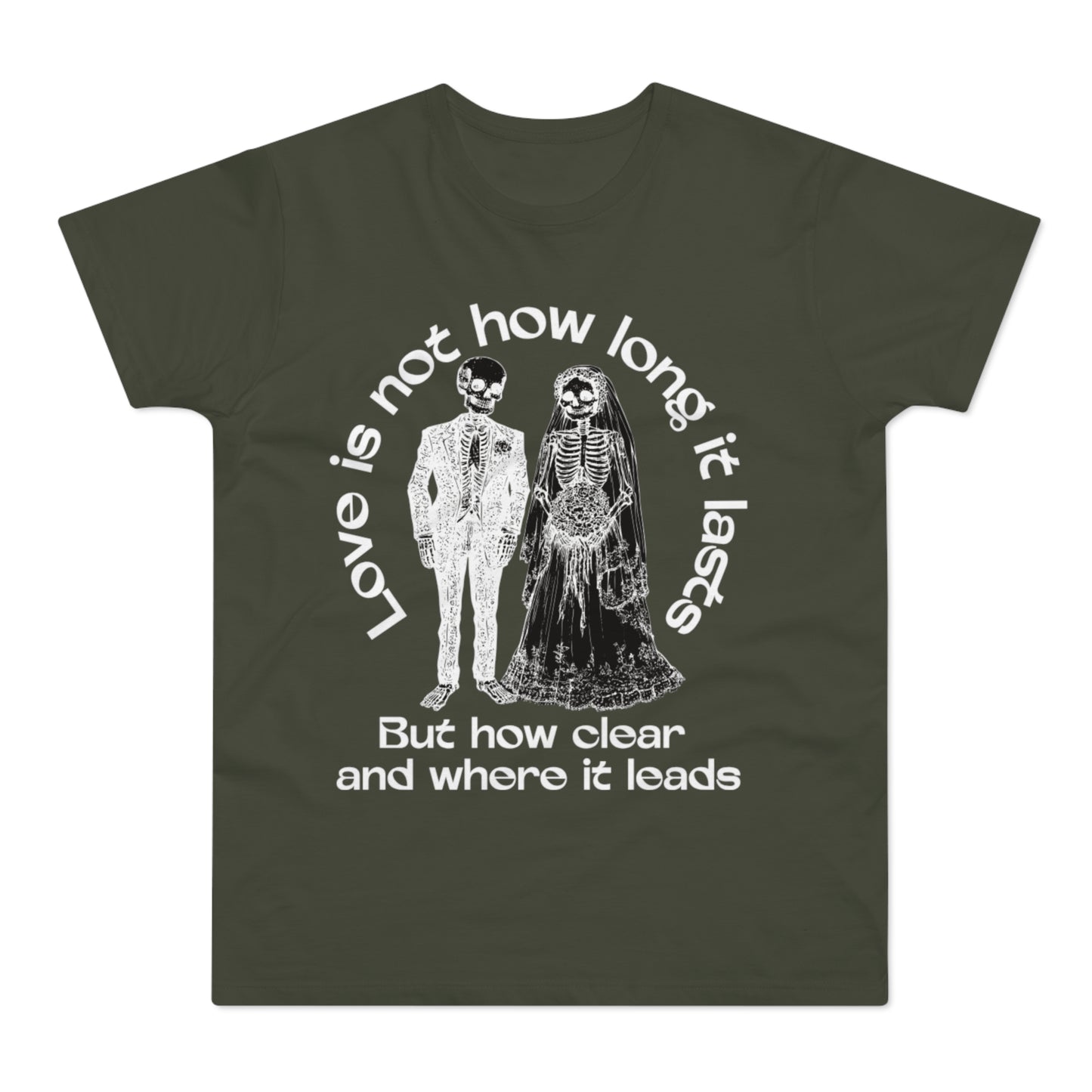 Gothic Skeleton Bride & Groom T‑Shirt