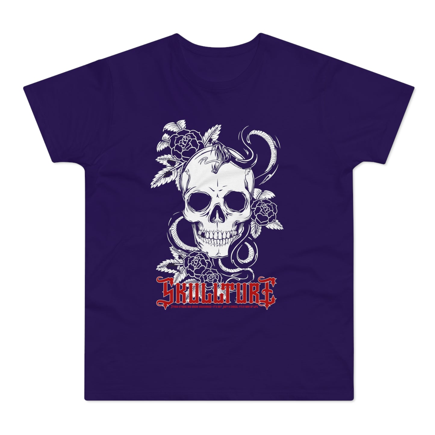 Skullture Floral Skull T-Shirt