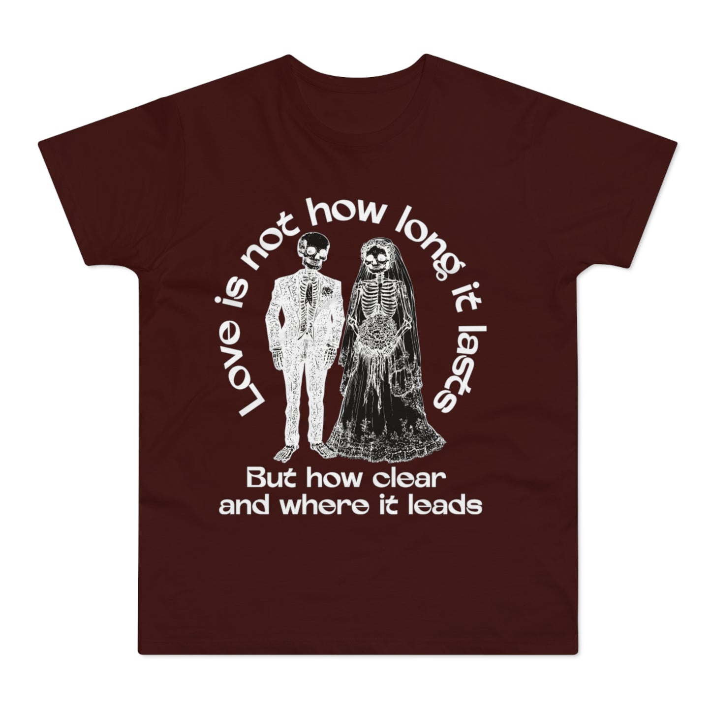Gothic Skeleton Bride & Groom T‑Shirt