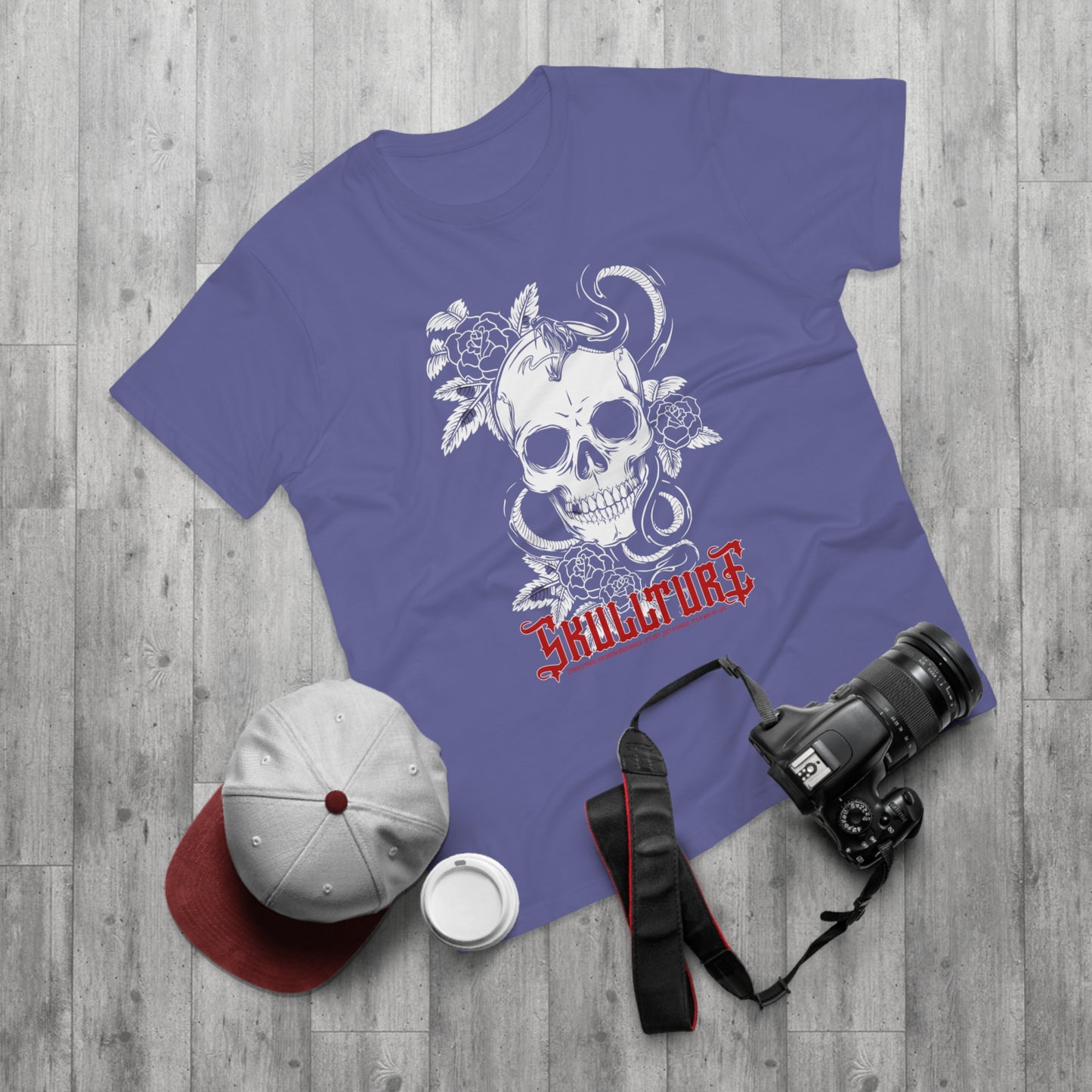 Skullture Floral Skull T-Shirt