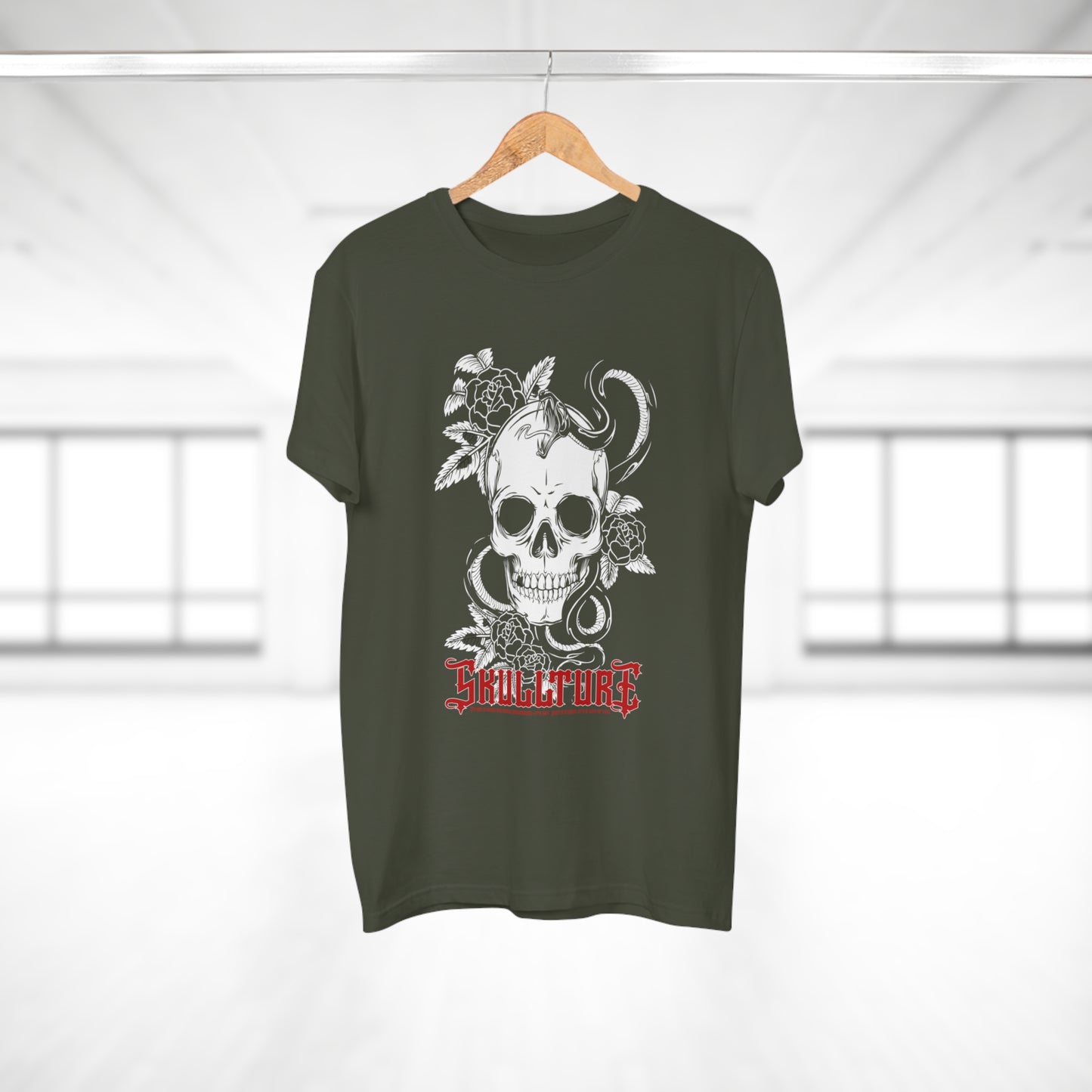 Skullture Floral Skull T-Shirt