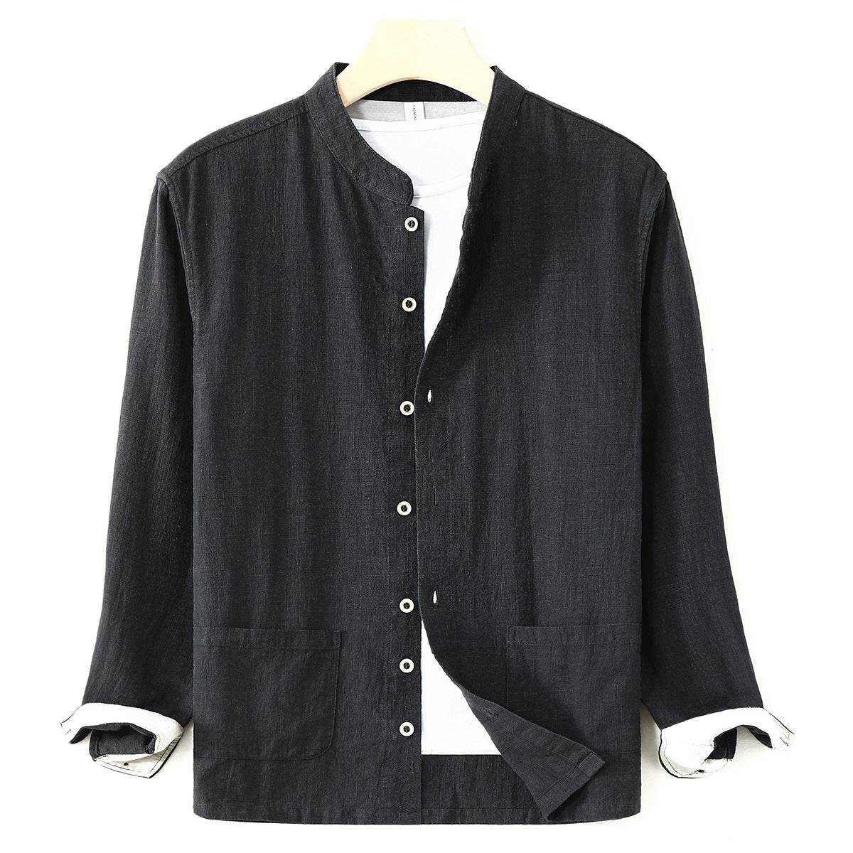 Linen Cardigan Shirt