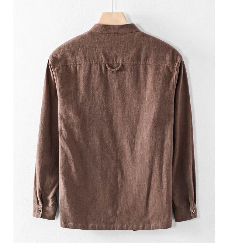 Linen Cardigan Shirt