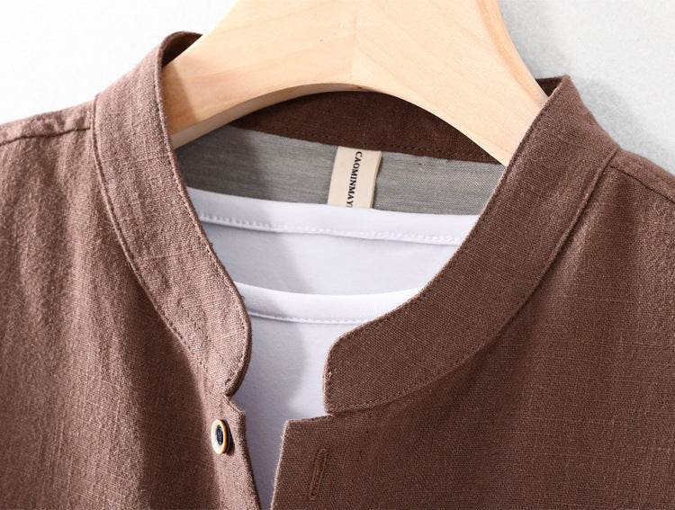 Linen Cardigan Shirt