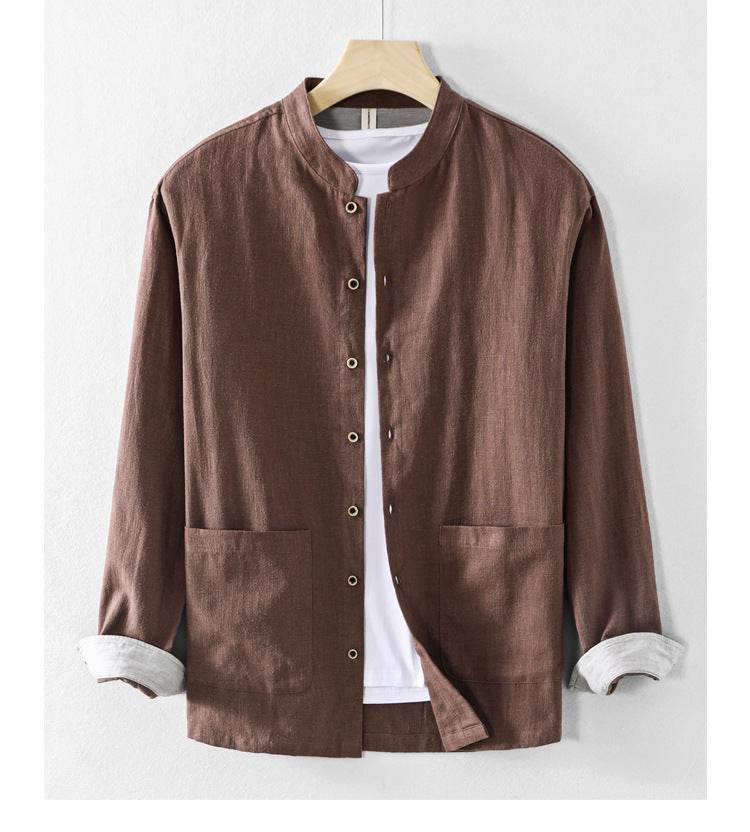 Linen Cardigan Shirt