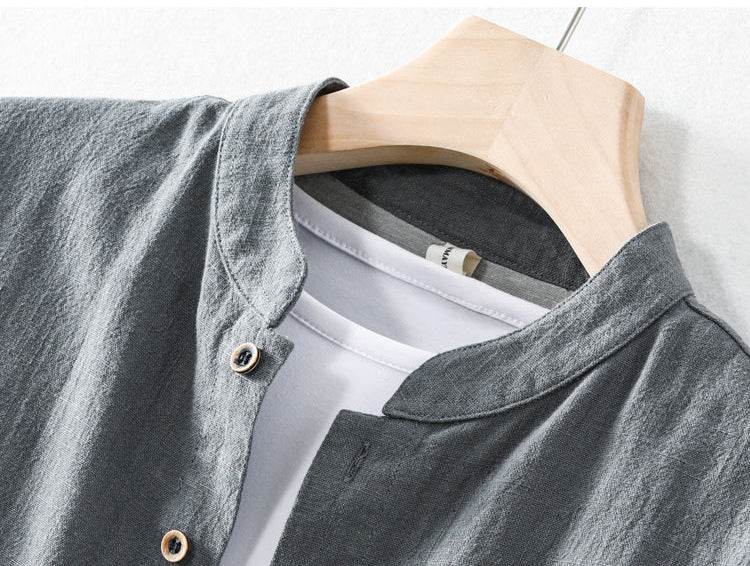 Linen Cardigan Shirt