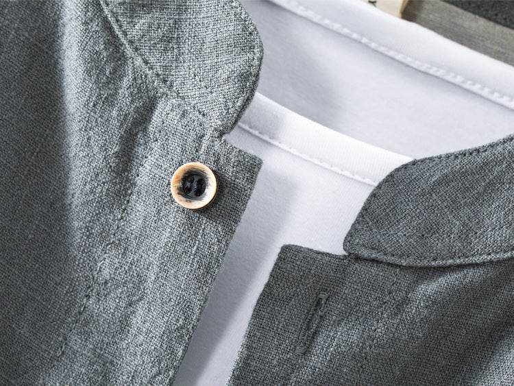 Linen Cardigan Shirt