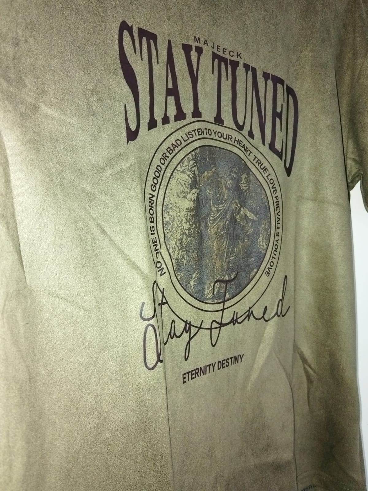 Men's velvet t-shirt, casual and comfortable