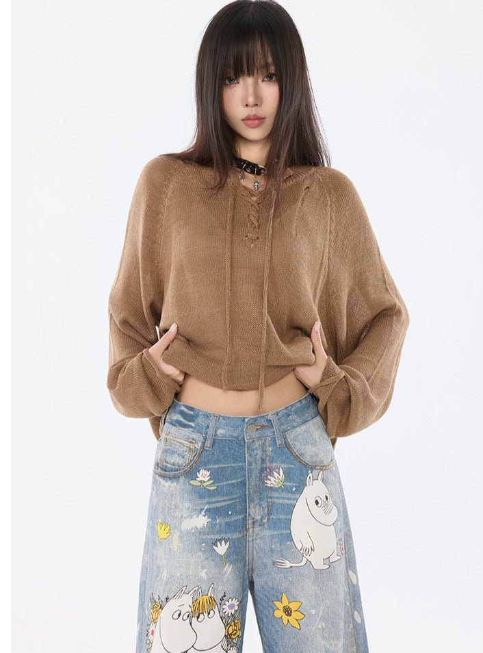 Moomins Cartoon Jeans for Fun Style