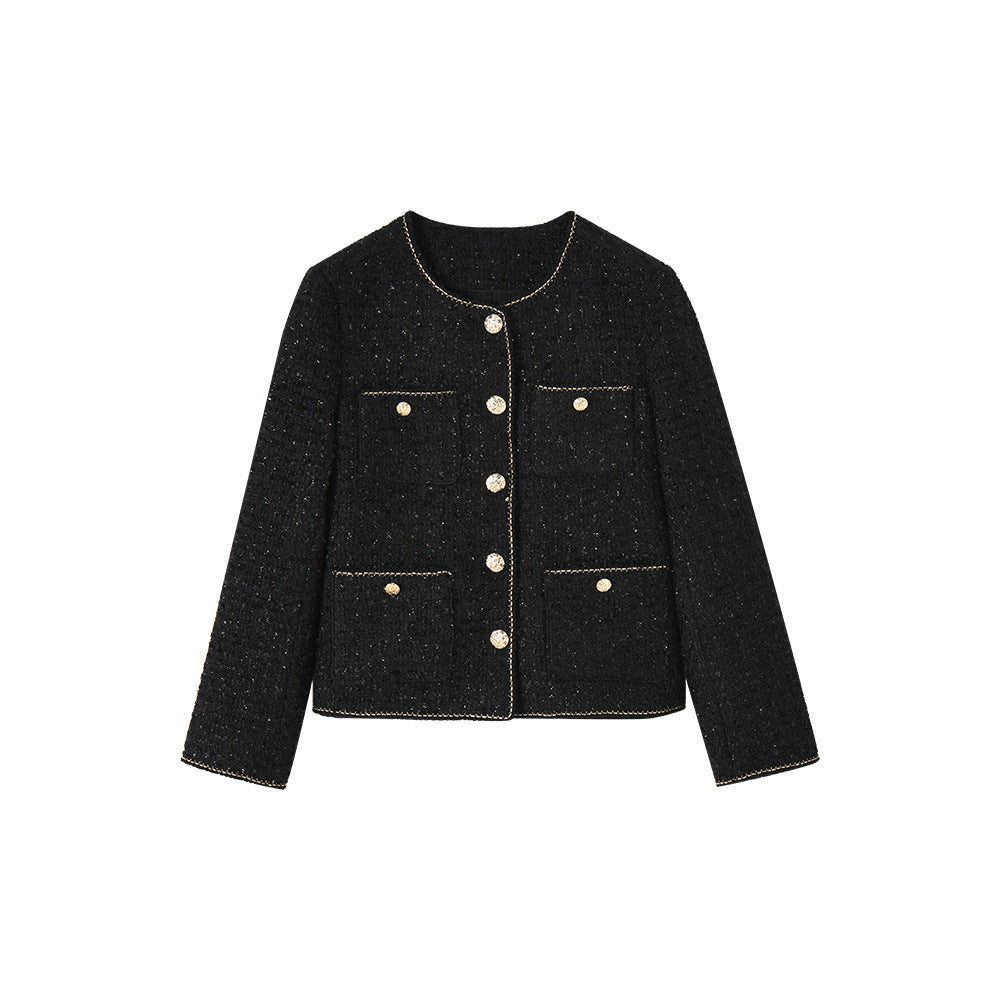 Short Tweed Wool Jacket